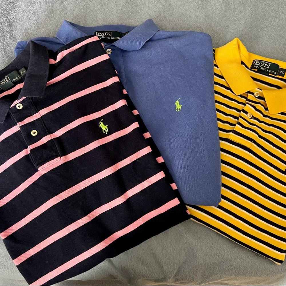 Set of 3 XL polo shirts